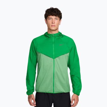 Pánska bežecká bunda Nike Stride green spark