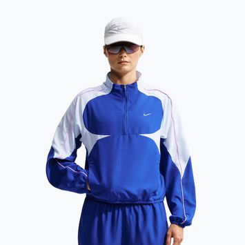 Dámska bežecká bunda Nike Tempo Dri-FIT 1/2-Zip old royal/football grey/pink rise