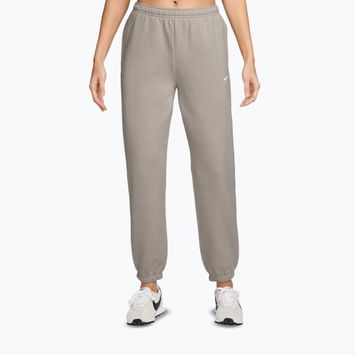 Dámske nohavice Nike Studio Fleece cream li/sail