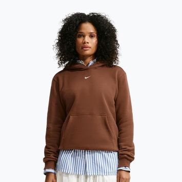 Dámska mikina Nike Studio Fleece cacao wow/sail