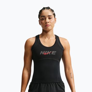 Dámske tréningové tričko Nike One black/black/university red/white