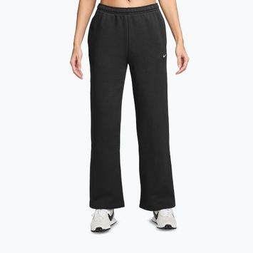 Dámske nohavice Nike Studio Fleece total black/sail