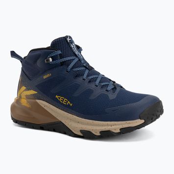 Pánske turistické topánky KEEN Targhee Apex Mid Wp naval academy/symphonic susnset