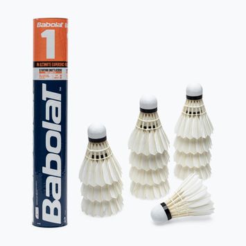 Bedmintonové raketky Babolat 1 x 12 ks. (78) biela 133786