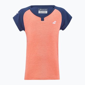 Detské tenisové tričko Babolat Play Cap Sleeve orange 3WTD011