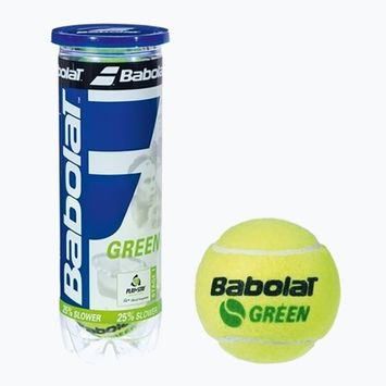 Tenisové loptičky Babolat Green 3 ks zelené