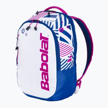 Detský tenisový batoh Babolat 14 l white/blue