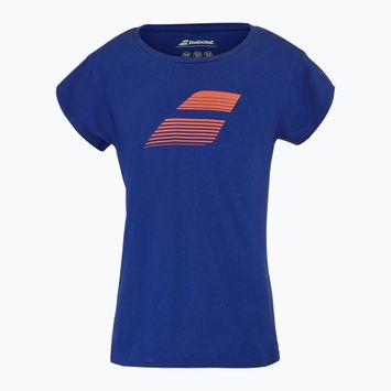 Detské tričko Babolat Exercise Cotton Jr sodalite blue