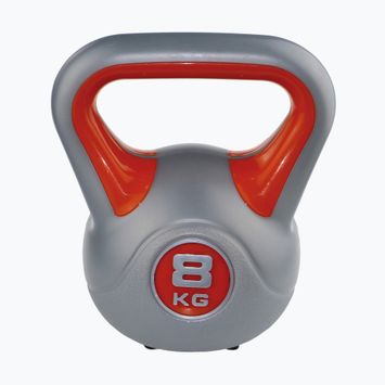 Kettlebell Sveltus Fit 8 kg sivá/červená