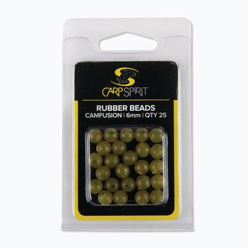 Carp Spirit kaprové korálky Gumové korálky Cam 25ks zelené ACS010233