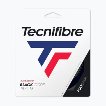 Tenisová struna Tecnifibre Black Code 12 m čierna 04GBL118XB