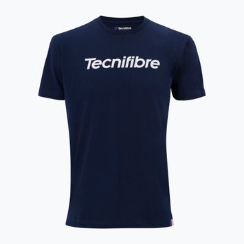 Detské tenisové tričko Tecnifibre Team Cotton Tee marine