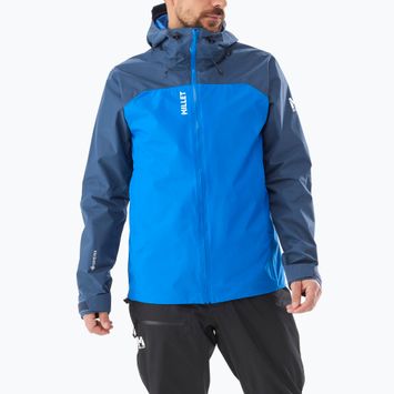 Pánska bunda do dažďa Millet Seneca GTX 2L icon blue/dark denim