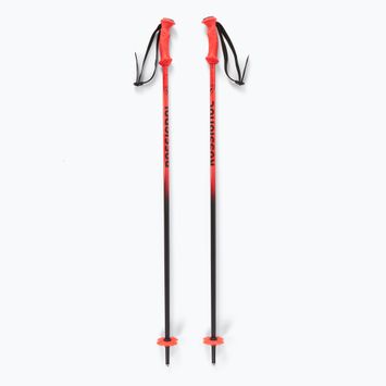 Lyžiarske paličky dziecięce Rossignol Hero black/red