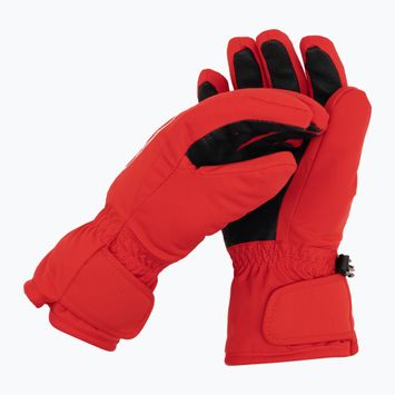 Rossignol Jr Rooster G športové červené detské lyžiarske rukavice