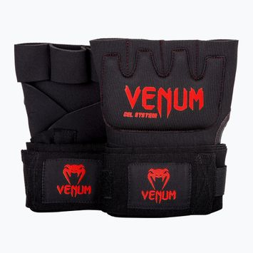 Vnútorné rukavice Venum Gel Kontact Quick Wraps black/red