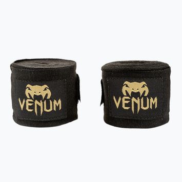 Venum Kontact 450 cm čierno-zlaté boxerské bandáže