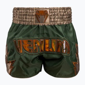 Pánske tréningové šortky Venum Inferno Muay Thai khaki/bronze