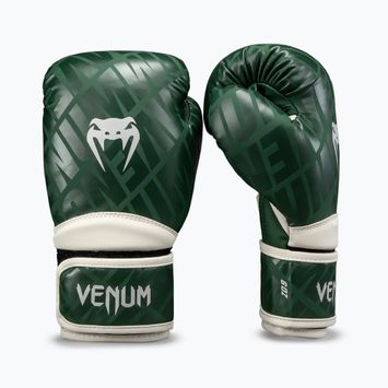 Detské boxerské rukavice Venum Contender 1.5 XT Kids forest green/off white