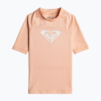 ROXY Whole Hearted tropická broskyňová detská plavecká košeľa