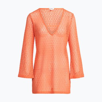 Dámske šaty Roxy Love Coastline Beach V Neck apricot brandy