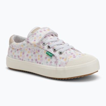 Detské tenisky Kickers Kickgoldi white/print festi summer