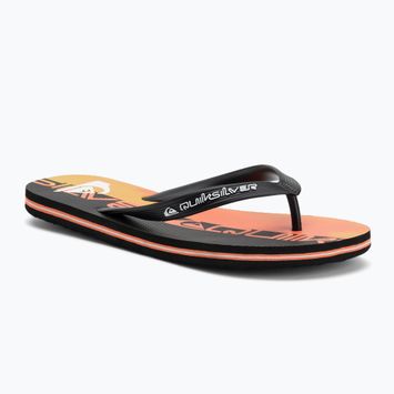 Pánske žabky  Quiksilver Molokai Art 25 fiery coral wordblock