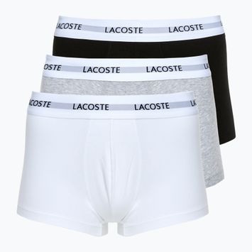 Pánske boxerky Lacoste 5H5150 3 páry black/white/silver chine