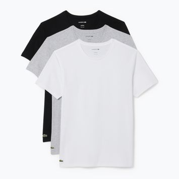 Pánske tričko Lacoste TH9010 3-pak white/silver chine/black