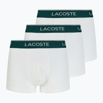 Boxerky Lacoste 5H3389 001 3 páry biele