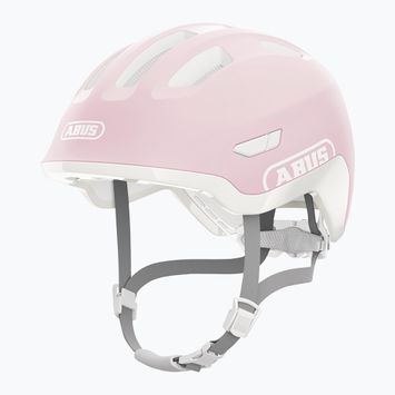 Detská cyklistická prilba ABUS Smiley 3.0 ACE LED pure rose
