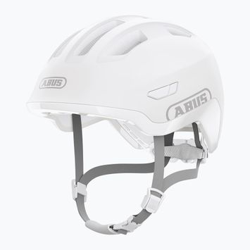 Detská cyklistická prilba ABUS Smiley 3.0 ACE LED pure white