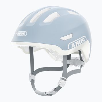 Detská cyklistická prilba ABUS Smiley 3.0 ACE LED pure aqua