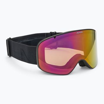 Detské lyžiarske okuliare Alpina Fernie Q-Lite black matt/ red