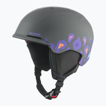 Detská lyžiarska prilba Alpina Brix midnight/ grey leo matt