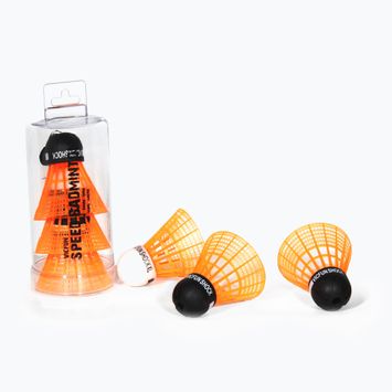 Badmintonové rakety VICFUN Shock Tube 3 ks oranžové