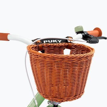 Predný košík na bicykel PUKY L hnedý