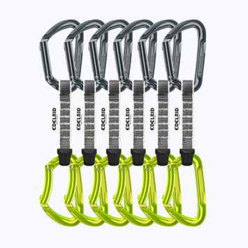 EDELRID Pure 6-dielna lezecká expresná súprava. 10 cm bridlica/oáza