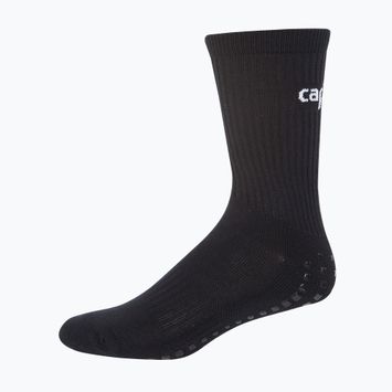 Pánske futbalové ponožky Capelli Crew s úchopmi čierna/biela