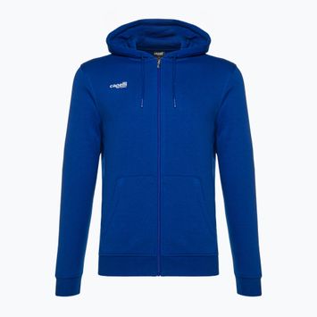 Pánska futbalová mikina Capelli Basics Adult Zip Hoodie royal blue