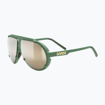 Slnečné okuliare UVEX Esntl Pina moss green matt/mirror gold