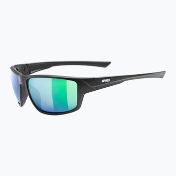 Slnečné okuliare UVEX Sportstyle 230 black matt/mirror green