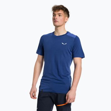 Pánske trekingové tričko Salewa Agner AM modré 00-0000028306