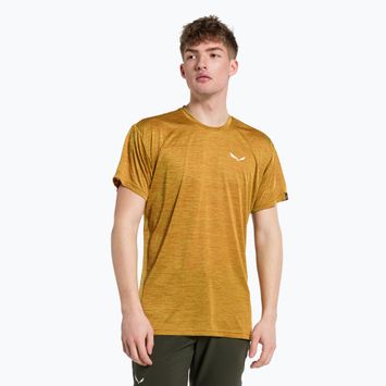 Pánske tričko Salewa Puez Melange Dry golden brown