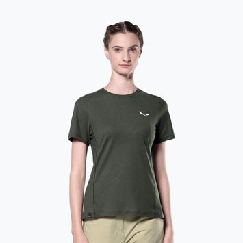 Salewa Puez Dry dámske trekingové tričko dark olive