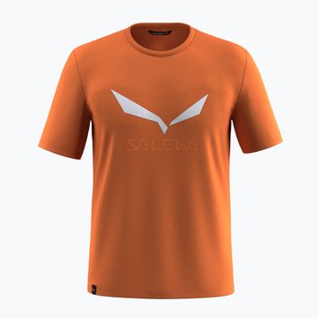 Pánske tričko Salewa Solidlogo Dry burnt orange