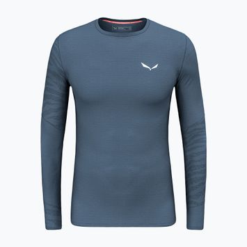 Pánske termoaktívne tričko longsleeve Salewa Cristallo Warm AMR dark denim