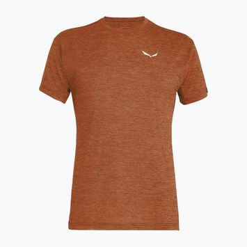 Pánske tričko Salewa Puez Melange Dry bombay brown melange