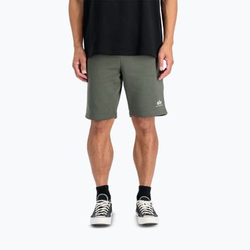 Pánske šortky Alpha Industries Basic Small Logo II dark olive