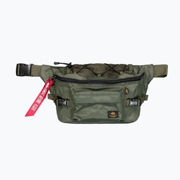 Alpha Industries Combat 8 l tmavo olivové obličkové vrecko